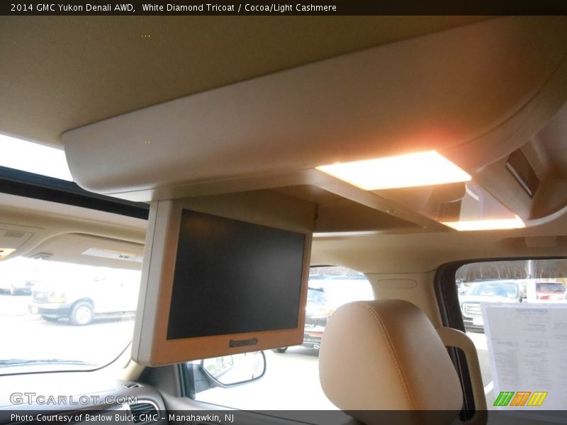 White Diamond Tricoat / Cocoa/Light Cashmere 2014 GMC Yukon Denali AWD