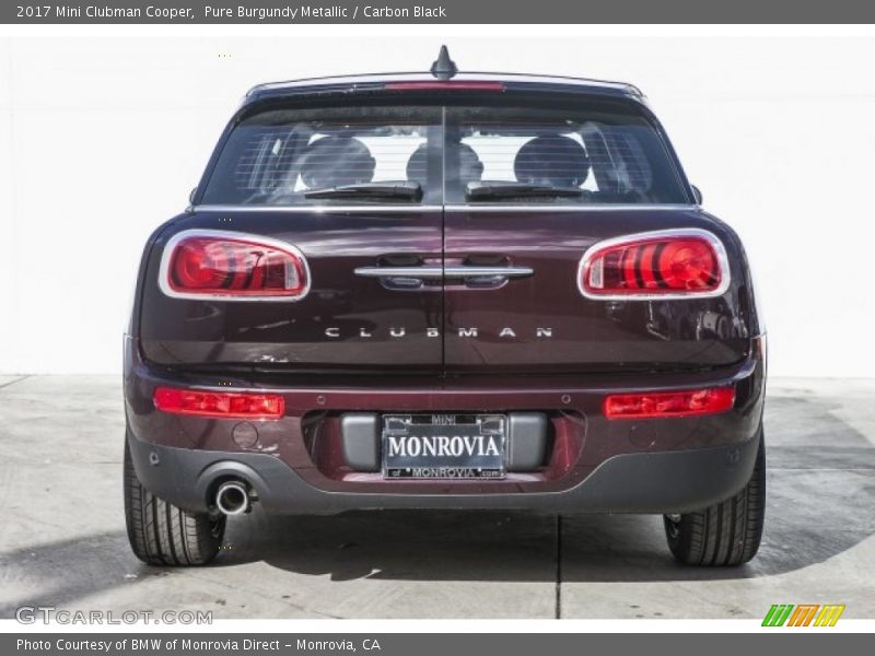 Pure Burgundy Metallic / Carbon Black 2017 Mini Clubman Cooper