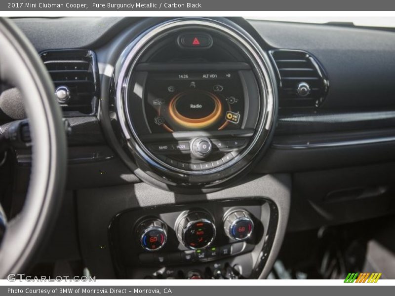 Pure Burgundy Metallic / Carbon Black 2017 Mini Clubman Cooper