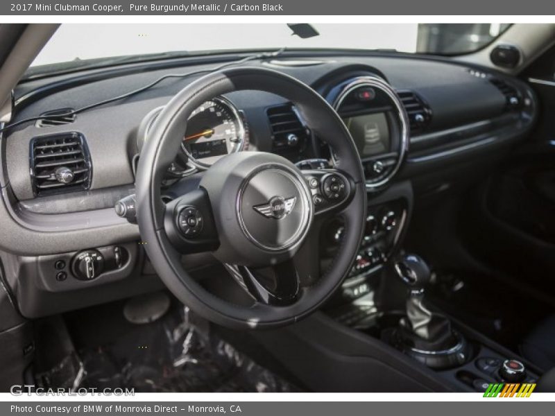 Pure Burgundy Metallic / Carbon Black 2017 Mini Clubman Cooper