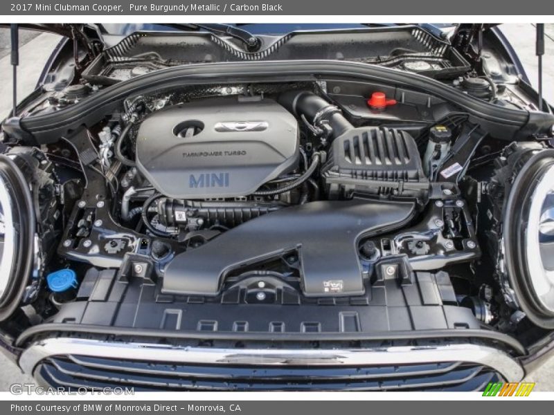 Pure Burgundy Metallic / Carbon Black 2017 Mini Clubman Cooper