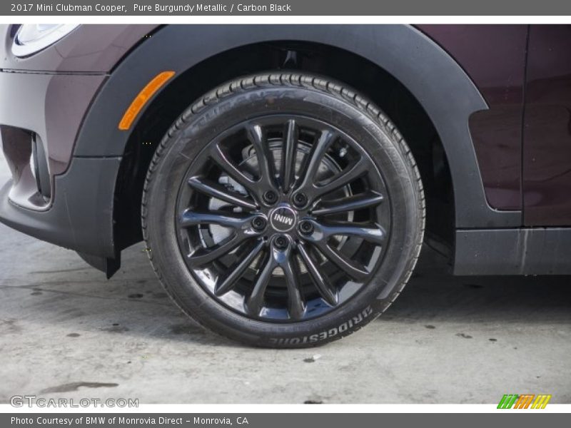 Pure Burgundy Metallic / Carbon Black 2017 Mini Clubman Cooper