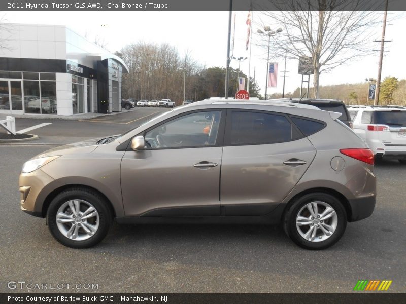 Chai Bronze / Taupe 2011 Hyundai Tucson GLS AWD