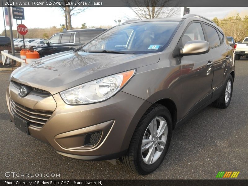 Chai Bronze / Taupe 2011 Hyundai Tucson GLS AWD