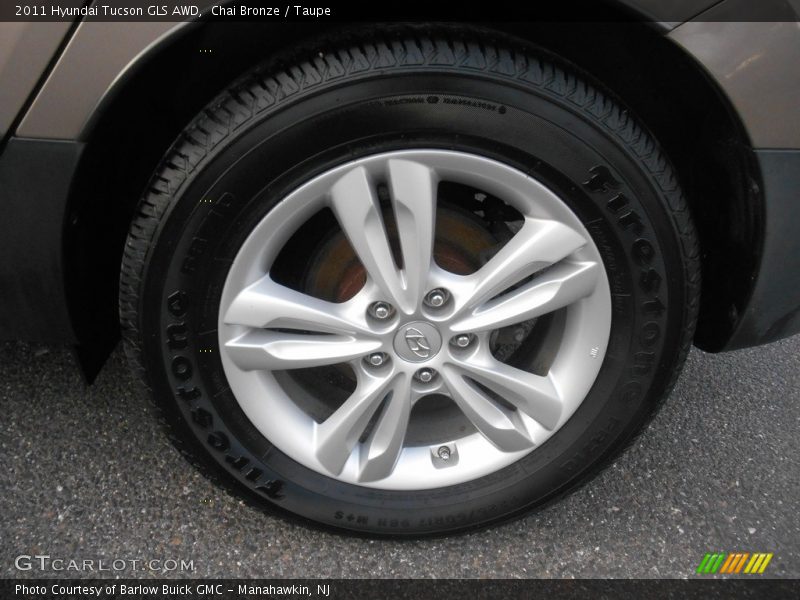 Chai Bronze / Taupe 2011 Hyundai Tucson GLS AWD