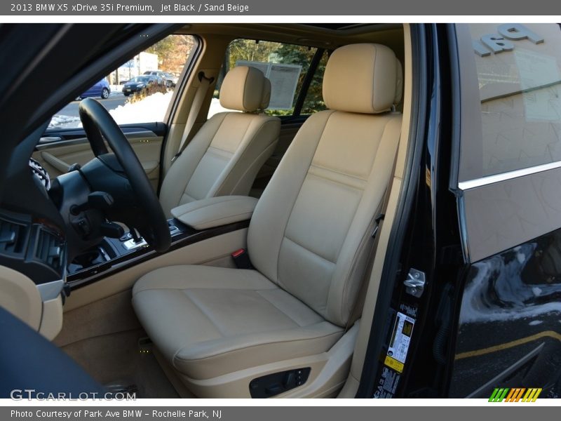 Jet Black / Sand Beige 2013 BMW X5 xDrive 35i Premium