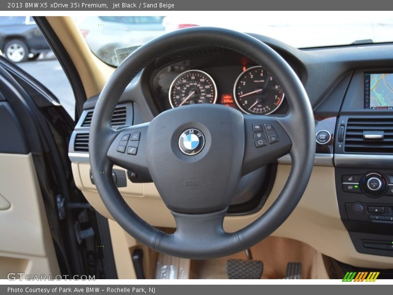 Jet Black / Sand Beige 2013 BMW X5 xDrive 35i Premium