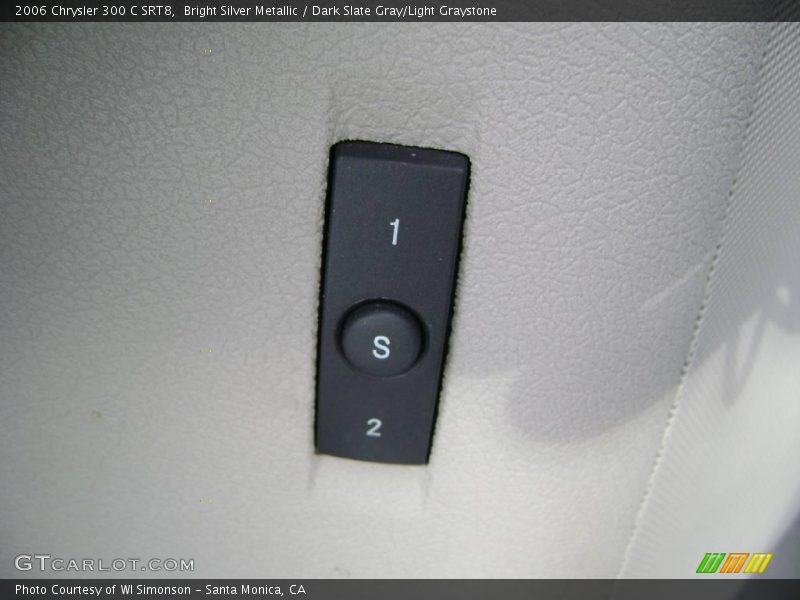 Bright Silver Metallic / Dark Slate Gray/Light Graystone 2006 Chrysler 300 C SRT8