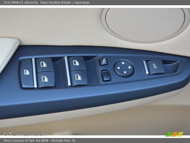 Deep Sea Blue Metallic / Sand Beige 2016 BMW X3 xDrive28i