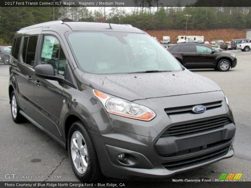 Magnetic / Medium Stone 2017 Ford Transit Connect XLT Wagon