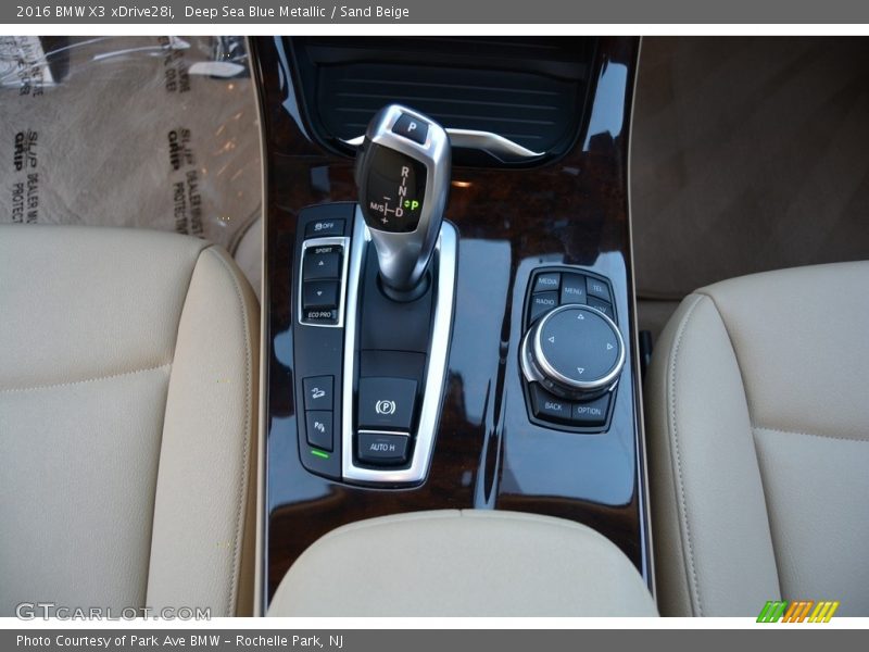 Deep Sea Blue Metallic / Sand Beige 2016 BMW X3 xDrive28i