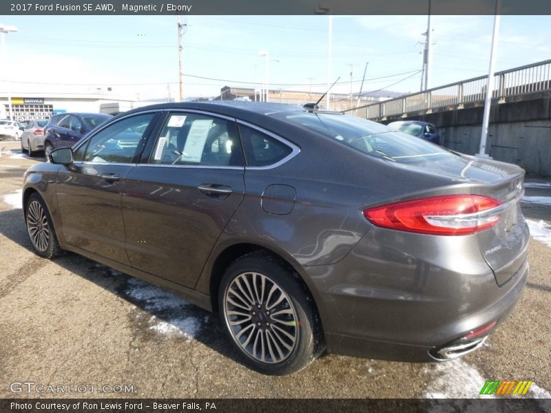 Magnetic / Ebony 2017 Ford Fusion SE AWD