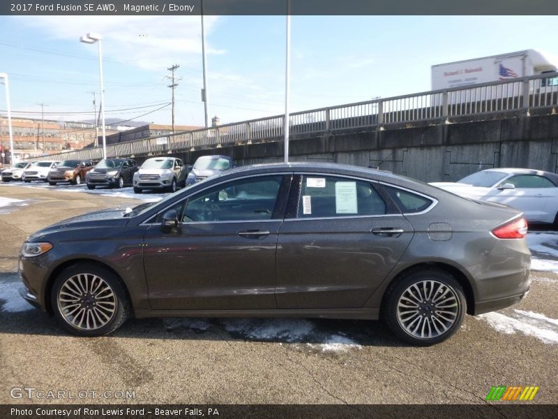 Magnetic / Ebony 2017 Ford Fusion SE AWD