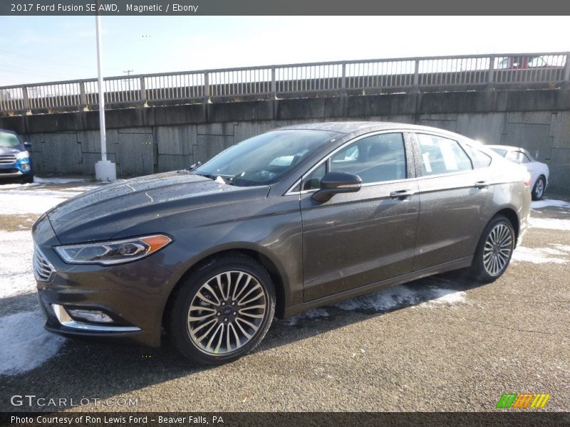 Magnetic / Ebony 2017 Ford Fusion SE AWD