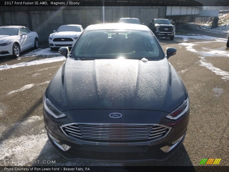Magnetic / Ebony 2017 Ford Fusion SE AWD