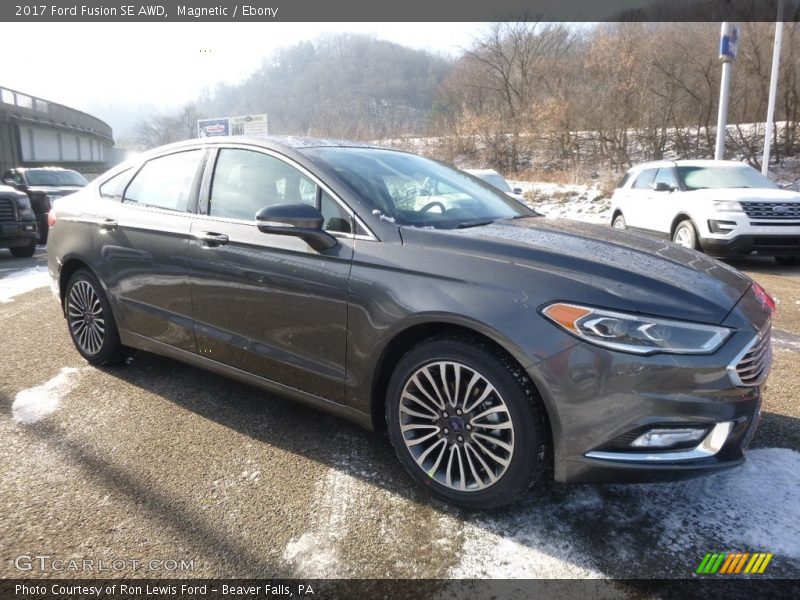 Magnetic / Ebony 2017 Ford Fusion SE AWD