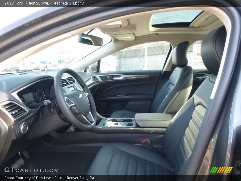 Magnetic / Ebony 2017 Ford Fusion SE AWD
