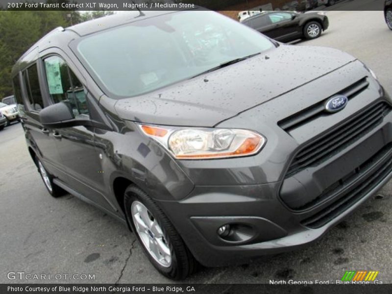 Magnetic / Medium Stone 2017 Ford Transit Connect XLT Wagon