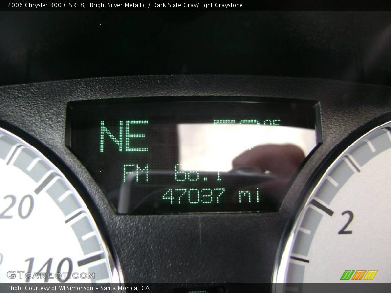 Bright Silver Metallic / Dark Slate Gray/Light Graystone 2006 Chrysler 300 C SRT8