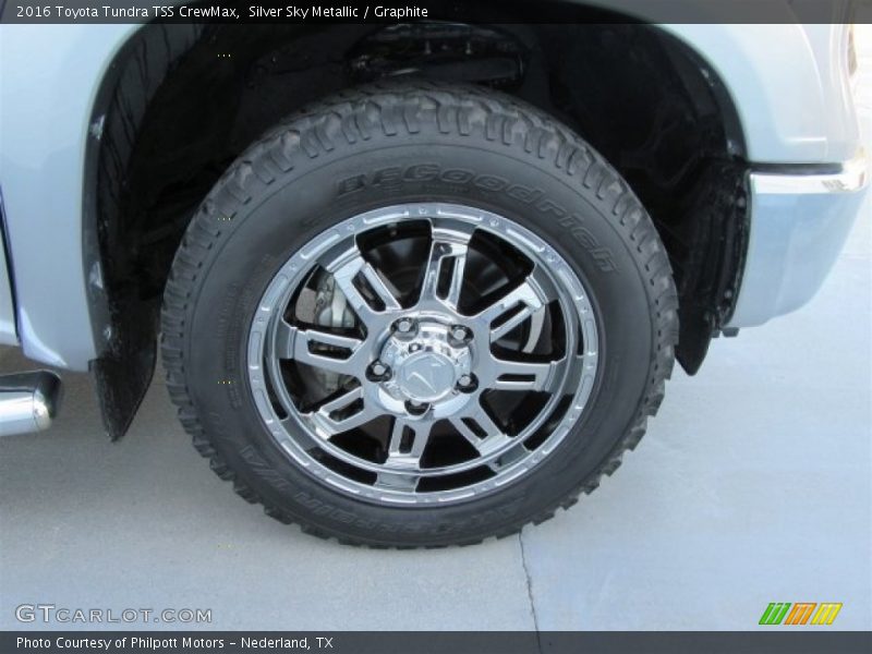 Silver Sky Metallic / Graphite 2016 Toyota Tundra TSS CrewMax