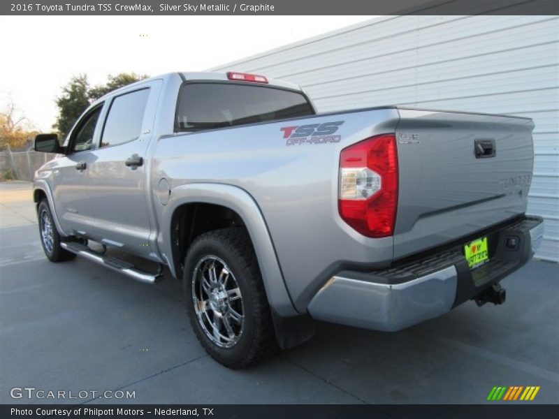 Silver Sky Metallic / Graphite 2016 Toyota Tundra TSS CrewMax