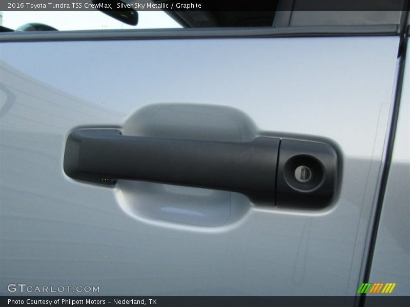 Silver Sky Metallic / Graphite 2016 Toyota Tundra TSS CrewMax