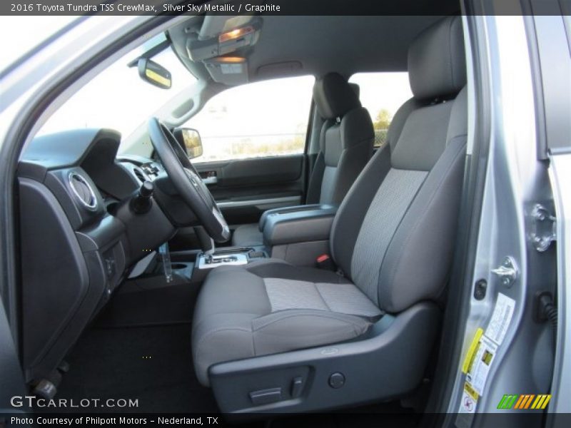 Silver Sky Metallic / Graphite 2016 Toyota Tundra TSS CrewMax