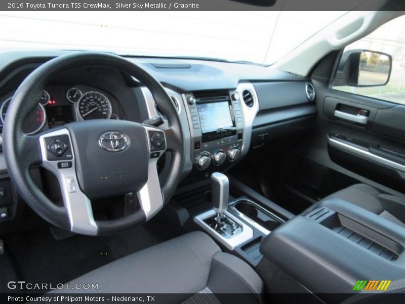 Silver Sky Metallic / Graphite 2016 Toyota Tundra TSS CrewMax