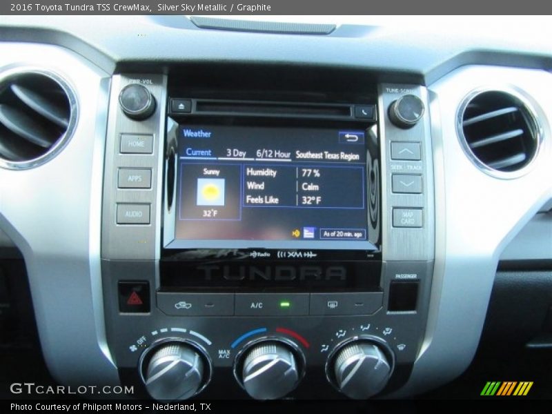 Silver Sky Metallic / Graphite 2016 Toyota Tundra TSS CrewMax