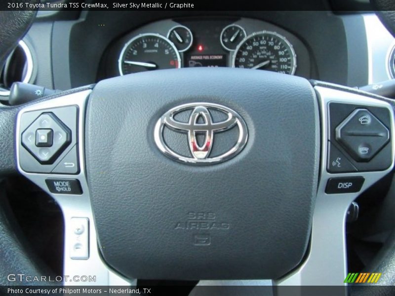 Silver Sky Metallic / Graphite 2016 Toyota Tundra TSS CrewMax