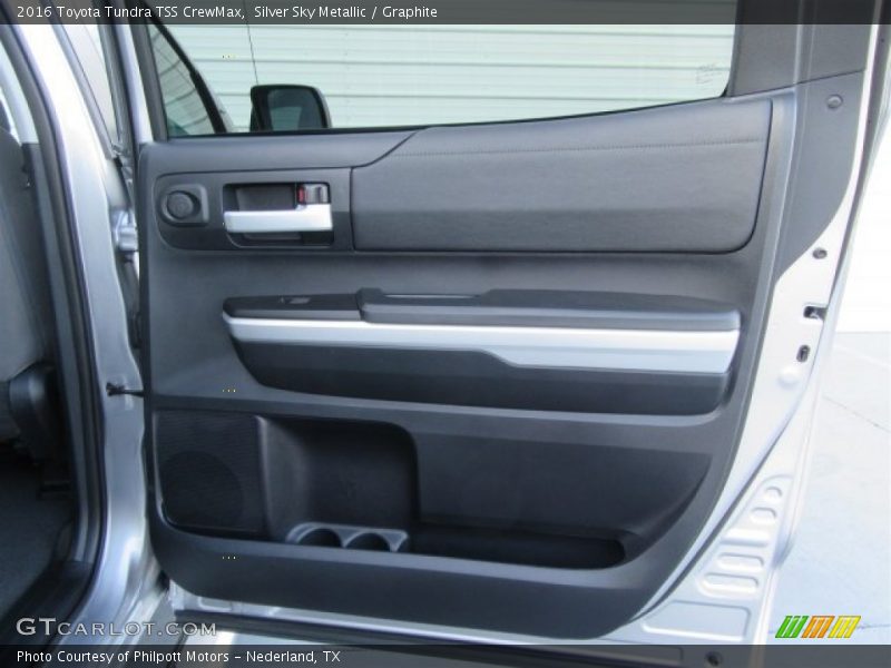 Silver Sky Metallic / Graphite 2016 Toyota Tundra TSS CrewMax