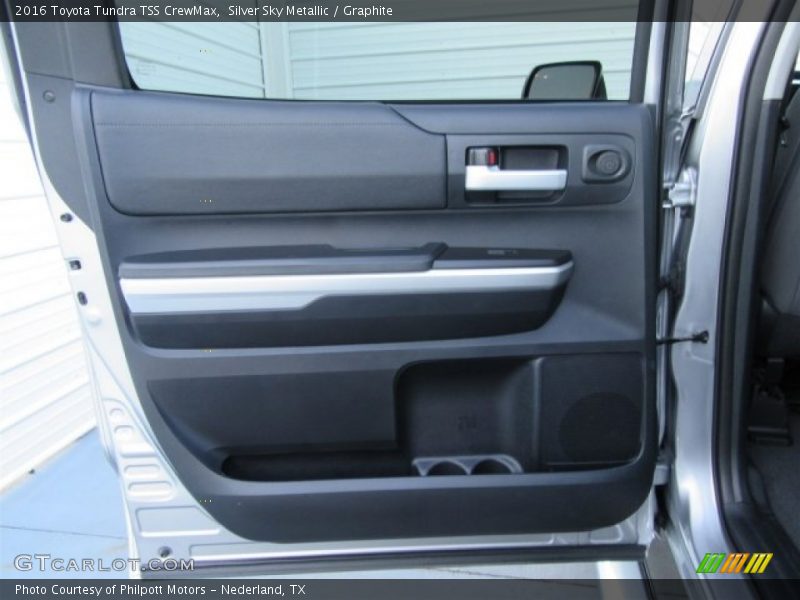 Silver Sky Metallic / Graphite 2016 Toyota Tundra TSS CrewMax