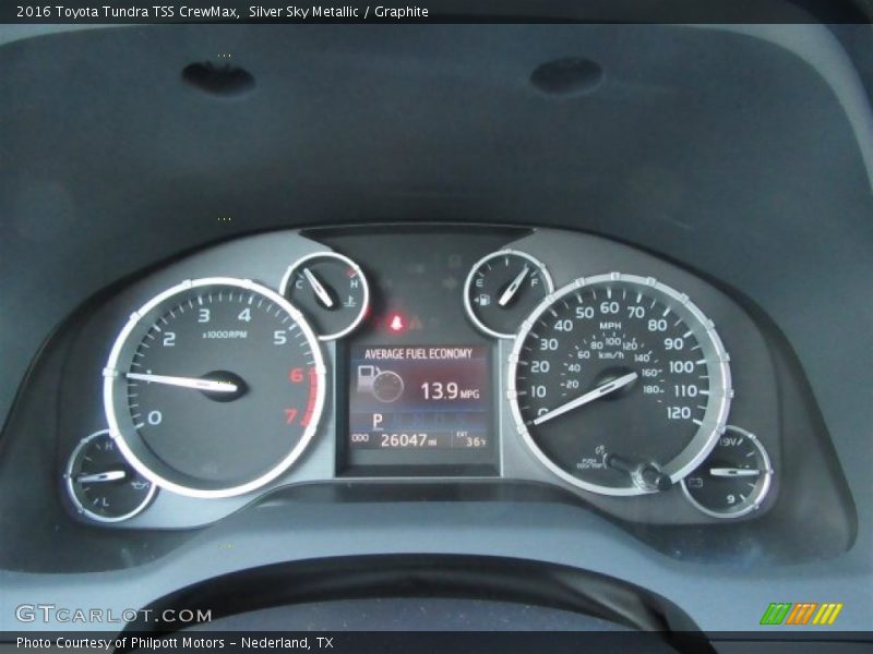 Silver Sky Metallic / Graphite 2016 Toyota Tundra TSS CrewMax