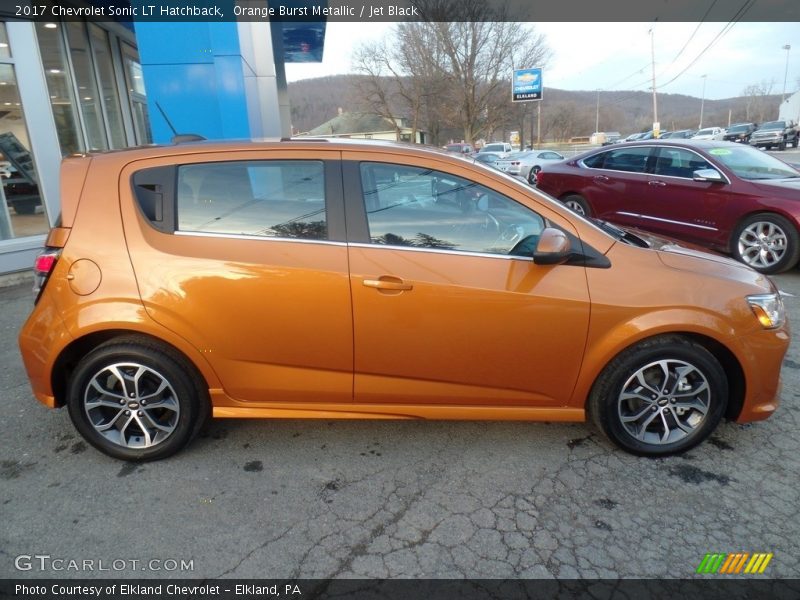  2017 Sonic LT Hatchback Orange Burst Metallic