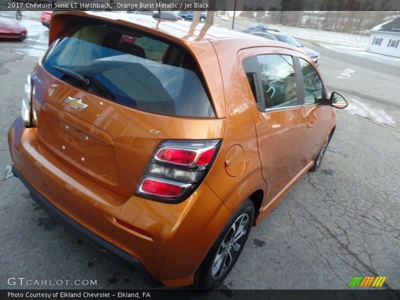 Orange Burst Metallic / Jet Black 2017 Chevrolet Sonic LT Hatchback