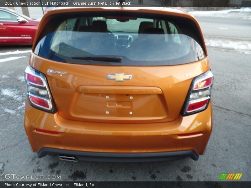 Orange Burst Metallic / Jet Black 2017 Chevrolet Sonic LT Hatchback