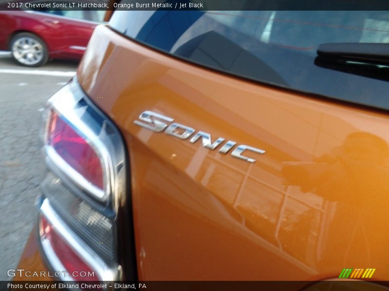 Orange Burst Metallic / Jet Black 2017 Chevrolet Sonic LT Hatchback