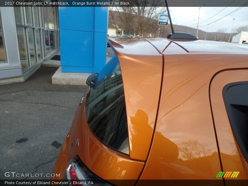 Orange Burst Metallic / Jet Black 2017 Chevrolet Sonic LT Hatchback