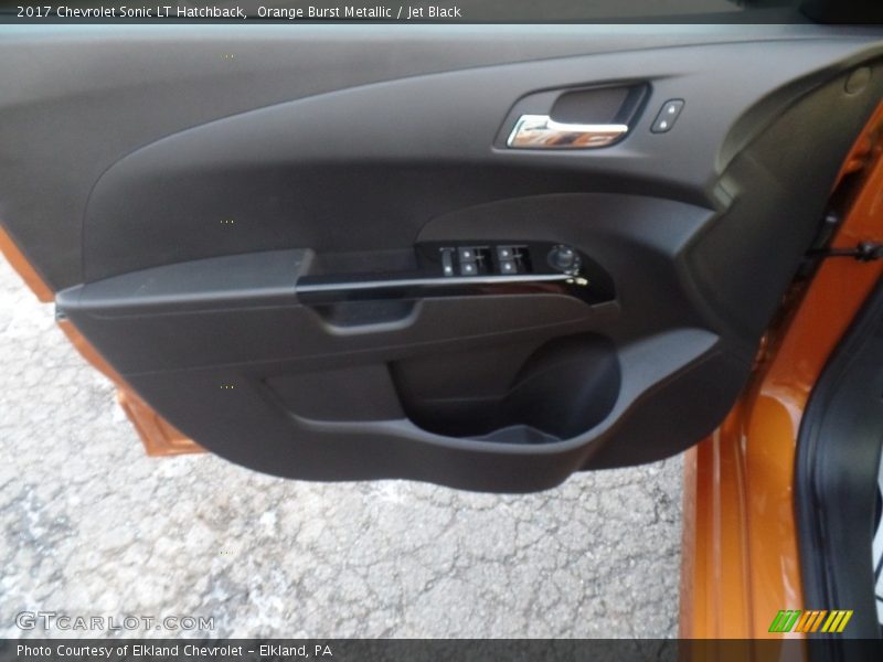 Orange Burst Metallic / Jet Black 2017 Chevrolet Sonic LT Hatchback