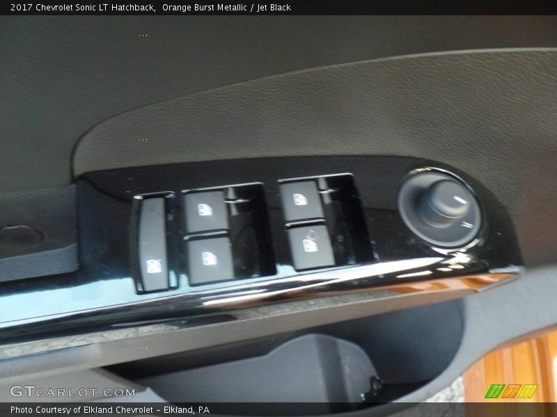 Orange Burst Metallic / Jet Black 2017 Chevrolet Sonic LT Hatchback