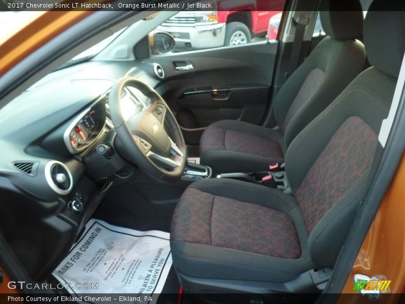  2017 Sonic LT Hatchback Jet Black Interior