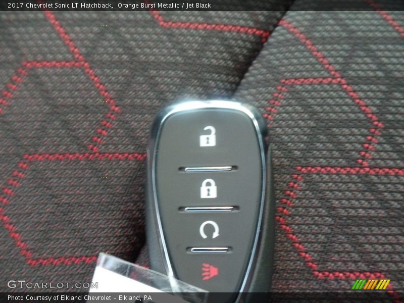 Orange Burst Metallic / Jet Black 2017 Chevrolet Sonic LT Hatchback