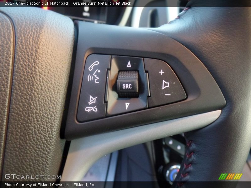 Controls of 2017 Sonic LT Hatchback