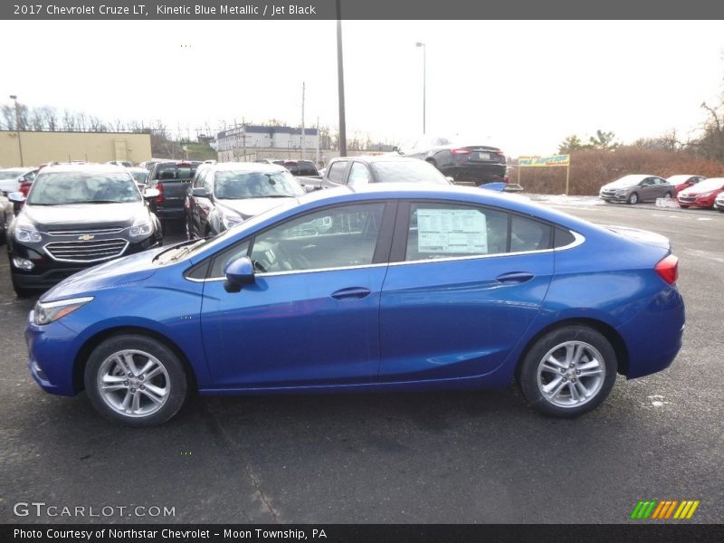 Kinetic Blue Metallic / Jet Black 2017 Chevrolet Cruze LT