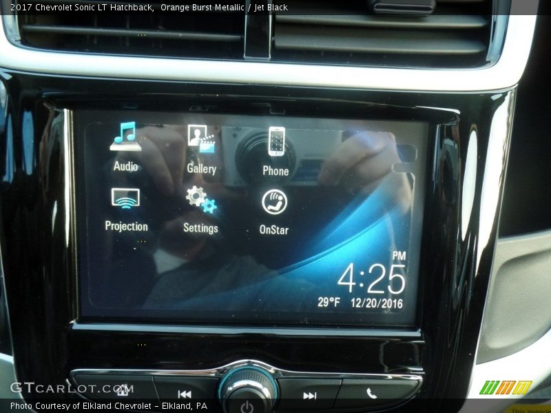 Orange Burst Metallic / Jet Black 2017 Chevrolet Sonic LT Hatchback