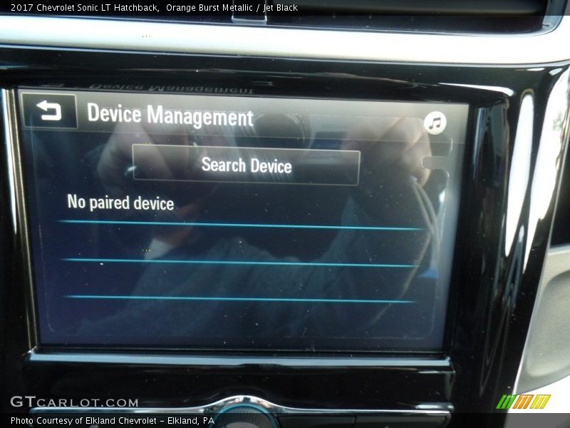 Orange Burst Metallic / Jet Black 2017 Chevrolet Sonic LT Hatchback
