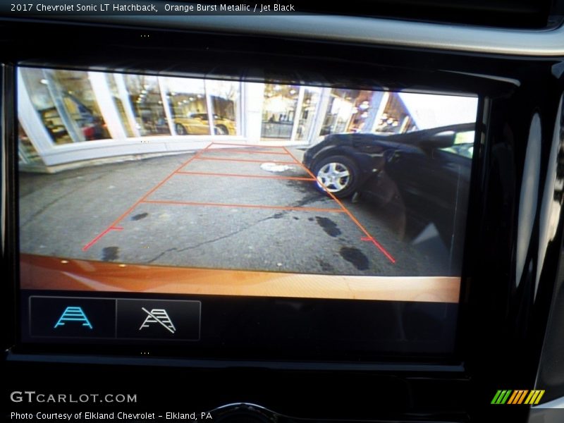 Orange Burst Metallic / Jet Black 2017 Chevrolet Sonic LT Hatchback