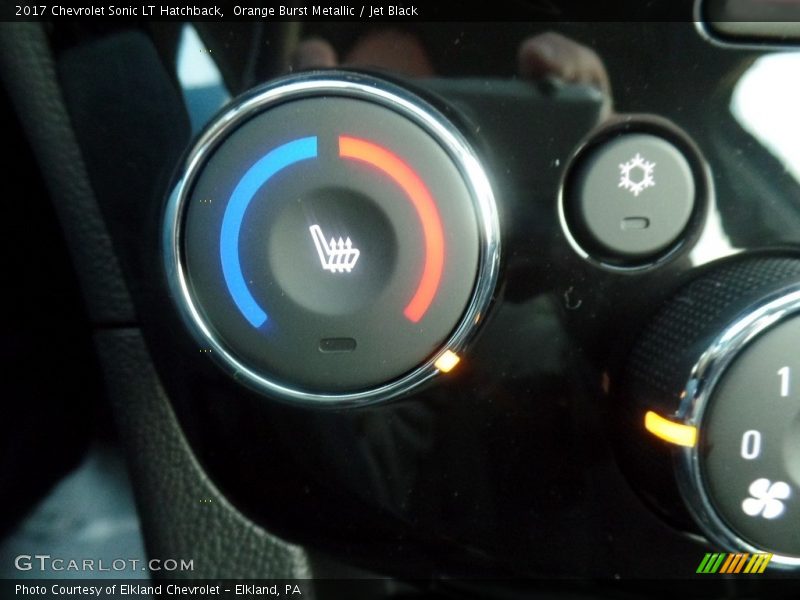 Orange Burst Metallic / Jet Black 2017 Chevrolet Sonic LT Hatchback