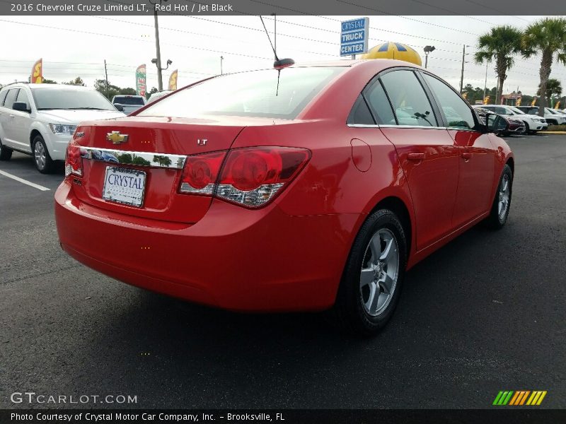 Red Hot / Jet Black 2016 Chevrolet Cruze Limited LT