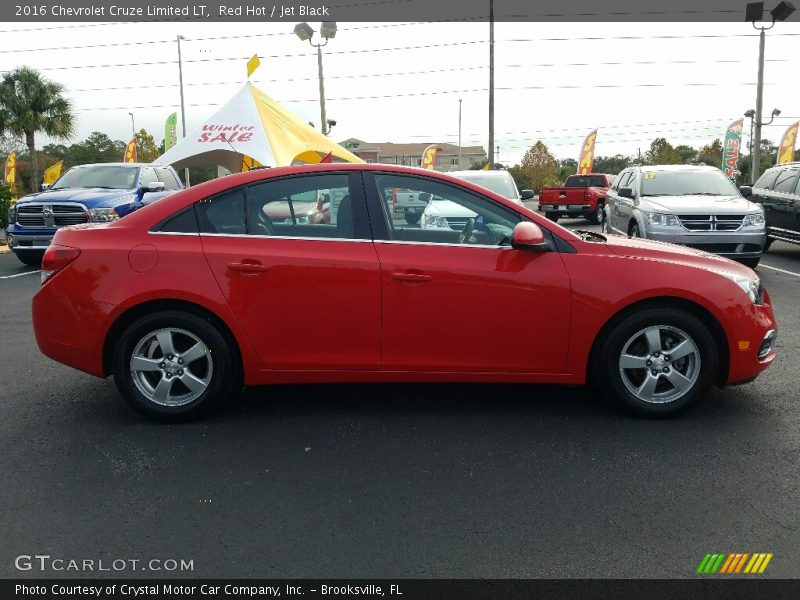 Red Hot / Jet Black 2016 Chevrolet Cruze Limited LT